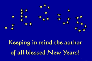 Author of all blessed new years